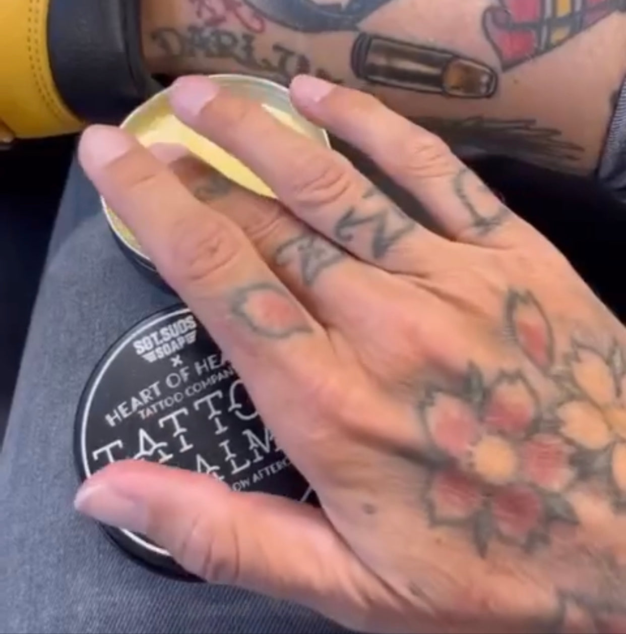 Tattoo Balm: Heart of Hearts X Sgt Suds Soap Collaboration
