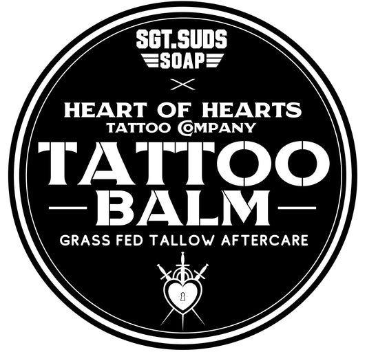 Tattoo Balm: Heart of Hearts X Sgt Suds Soap Collaboration
