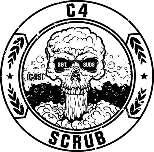 Sgt Suds C4 Cold Pressed Bar Soap Logo